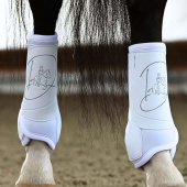 Dressurgamaschen Absolute Rear Klettverschluss Weiß Dressurgamaschen Absolute Rear Klettverschluss Weiß