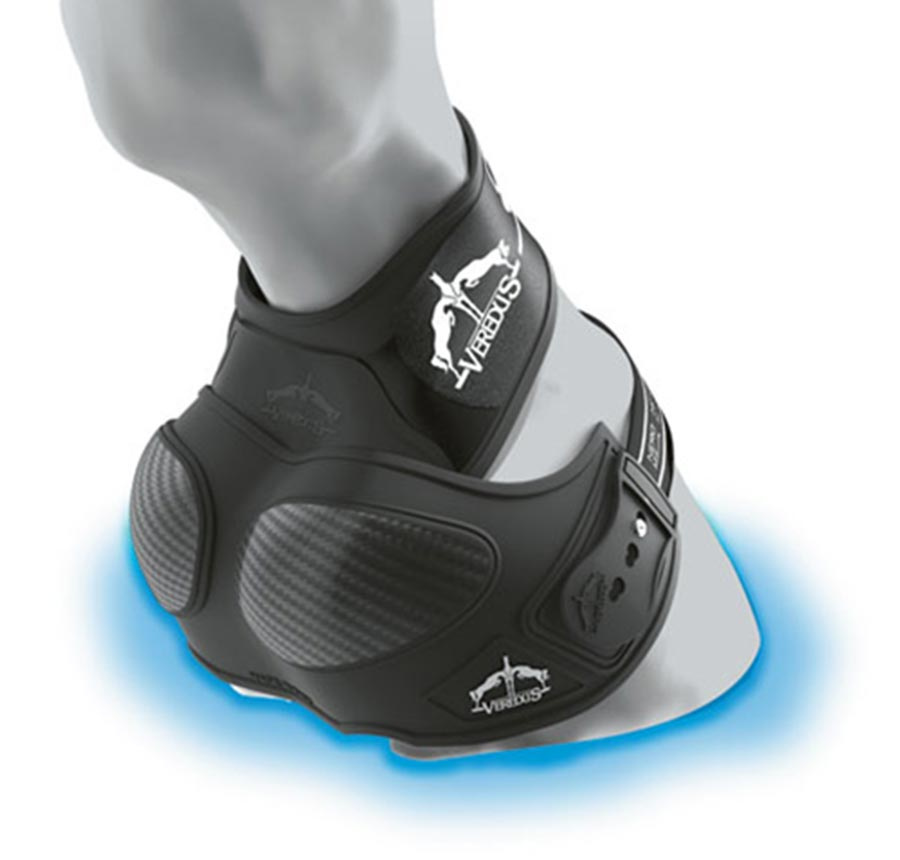 Hufglocken Carbon Shield Schwarz