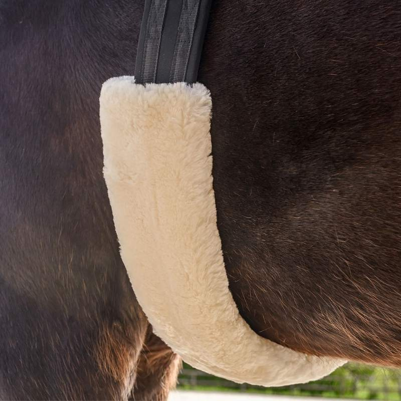 Sattelgurtschoner Lambskin Natur
