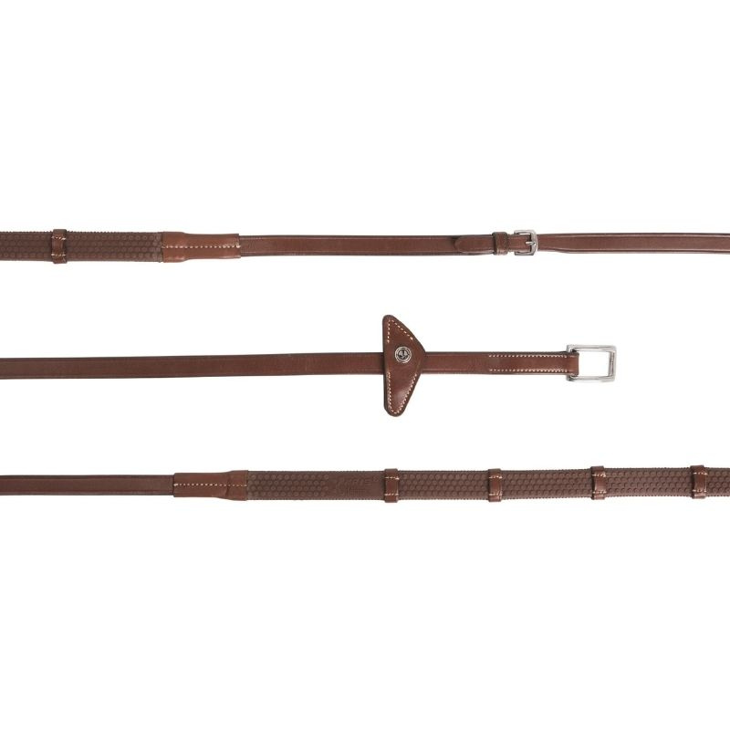 Gummizügel mit Stoppern Eccelente Buckle Loop Braun