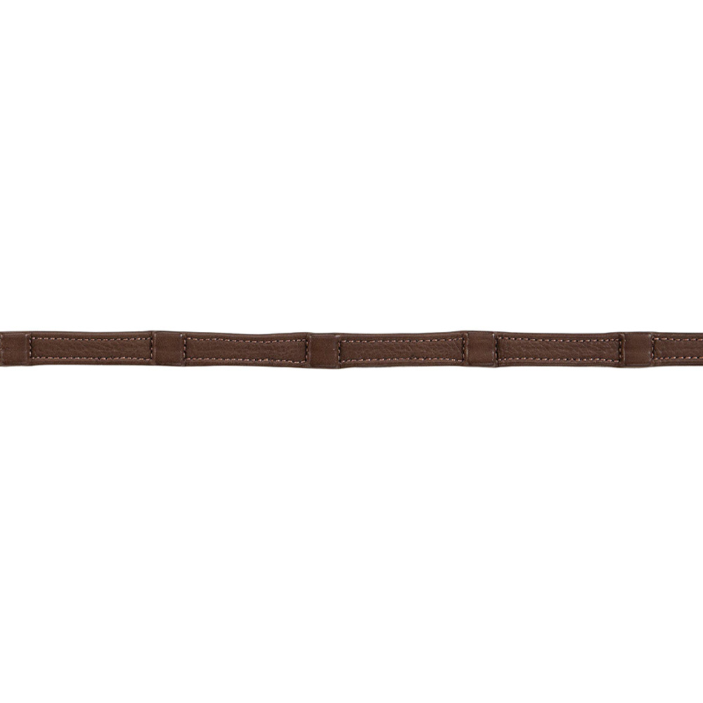 Lederzügel mit Stoppern Oak Bark/Silber