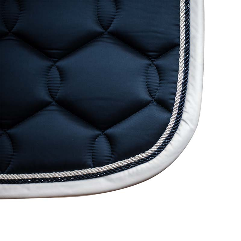 Dressurschabracken Glänzende Welle Marineblau