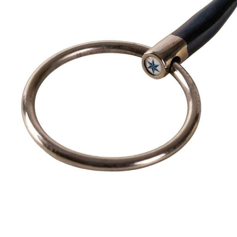 Einfach gebrochenes Trensengebiss mit losen Ringen Sweet Iron 16mm