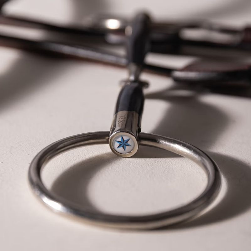 Einfach gebrochenes Trensengebiss mit losen Ringen Sweet Iron 16mm