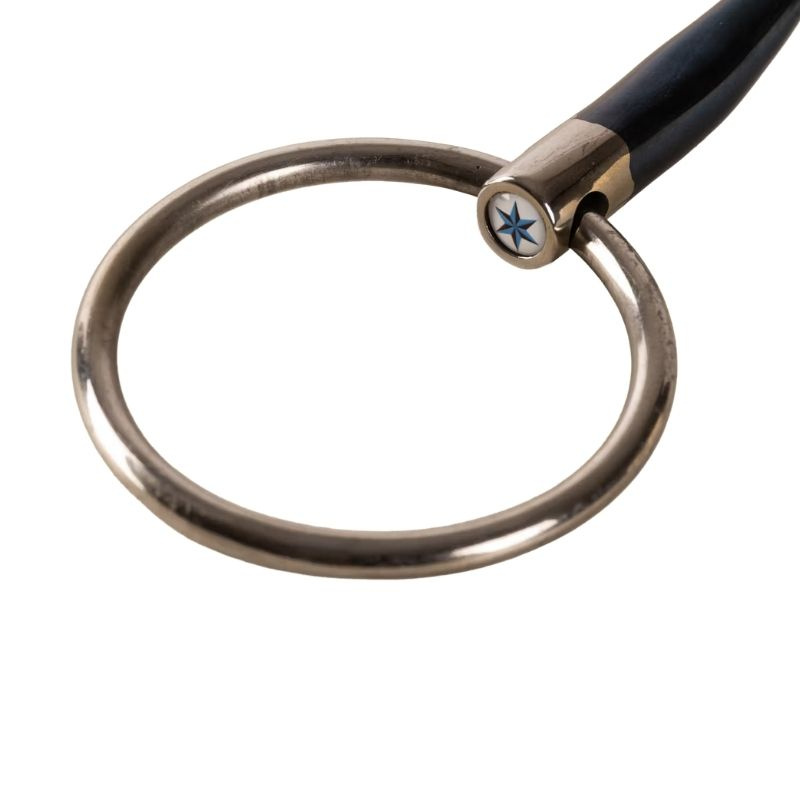 Doppelt gebrochenes Trensengebiss mit losen Ringen Sweet Iron 16mm