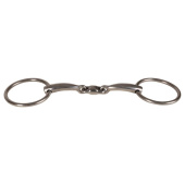 Doppelt gebrochenes Trensengebiss mit losen Ringen Stainless Steel 16mm Doppelt gebrochenes Trensengebiss mit losen Ringen Stainless Steel 16mm
