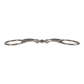 Doppelt gebrochenes Trensengebiss mit losen Ringen Stainless Steel 16mm Doppelt gebrochenes Trensengebiss mit losen Ringen Stainless Steel 16mm