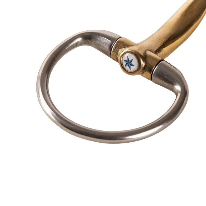 Olivenkopfgebiss Einfach gebrochenes Sweet Copper 14mm
