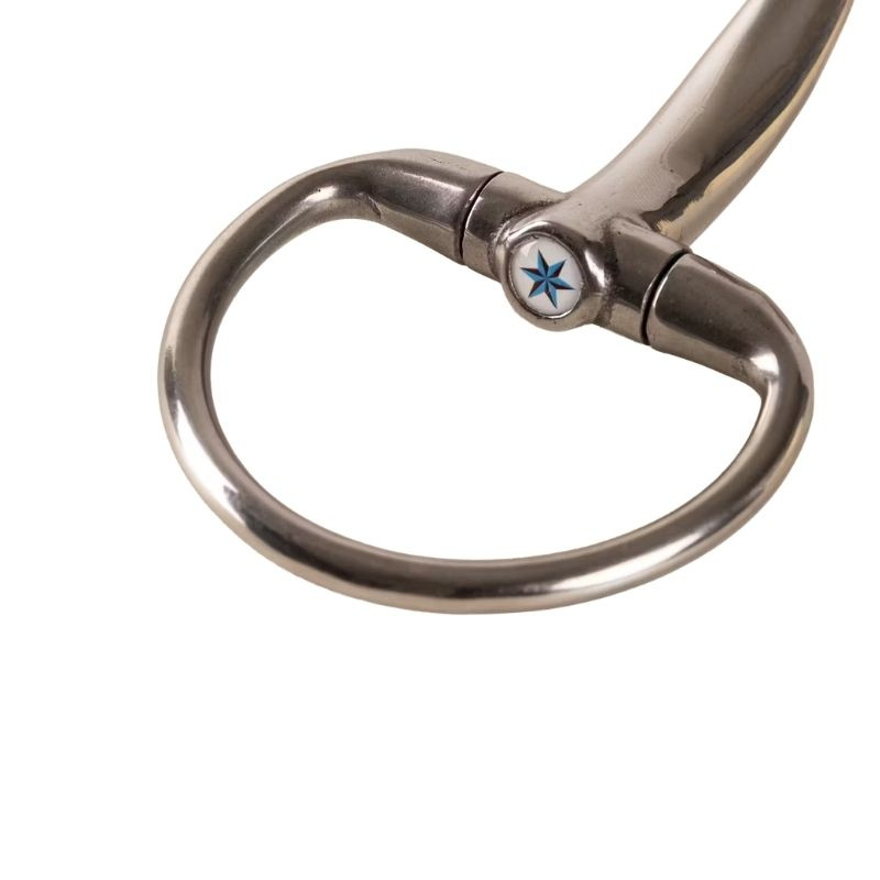 Olivenkopfgebiss Einfach gebrochenes Stainless Steel 14mm