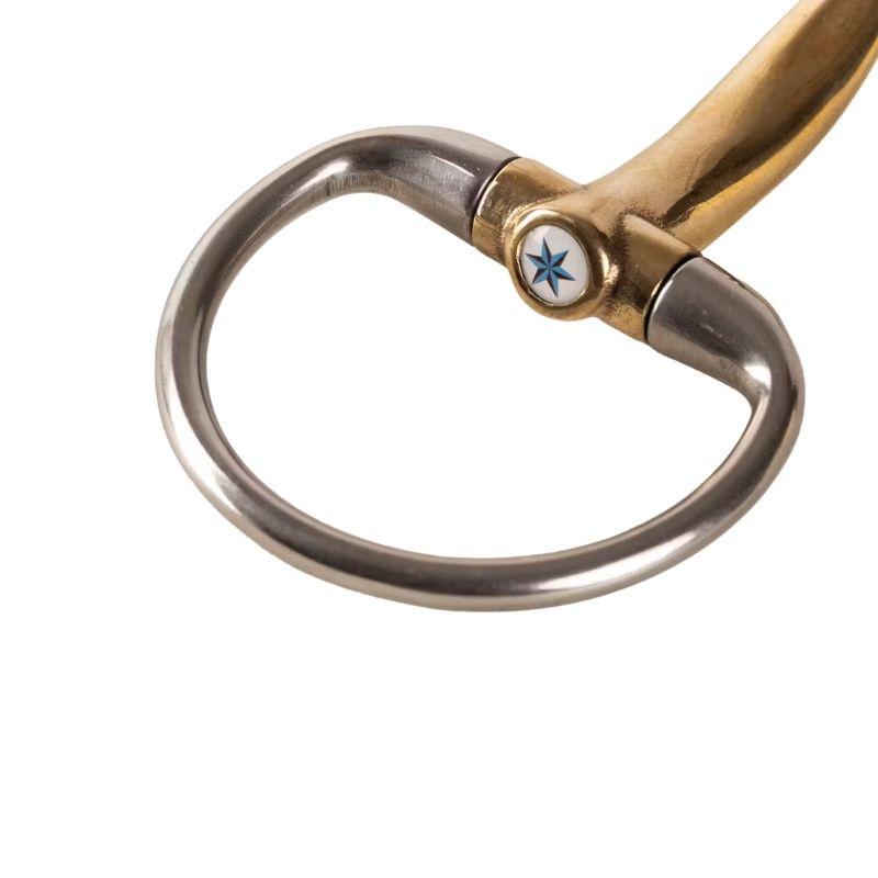 Olivenkopfgebiss Einfach gebrochenes Sweet Copper 16mm
