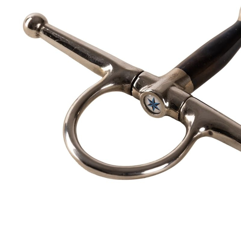 Full Cheek Gebiss Einfach gebrochenes Sweet Iron 14mm