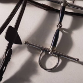 Full Cheek Gebiss Einfach gebrochenes Sweet Iron 14mm Full Cheek Gebiss Einfach gebrochenes Sweet Iron 14mm