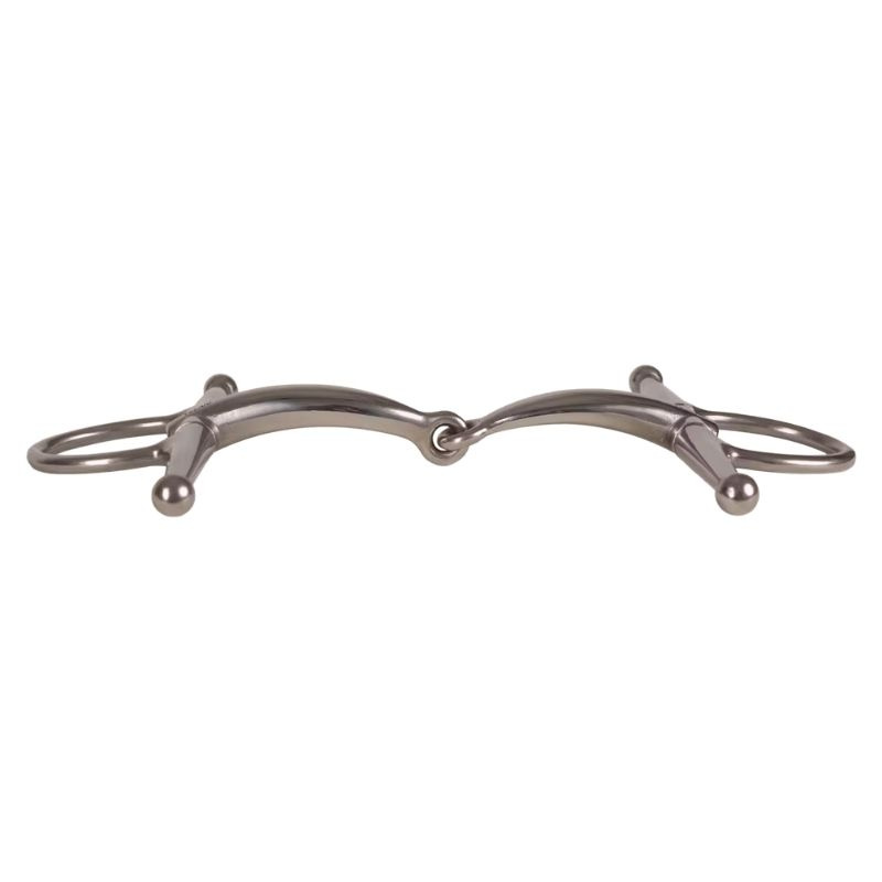 Full Cheek Gebiss Einfach gebrochenes Stainless Steel 14mm