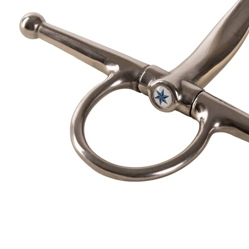 Full Cheek Gebiss Einfach gebrochenes Stainless Steel 14mm