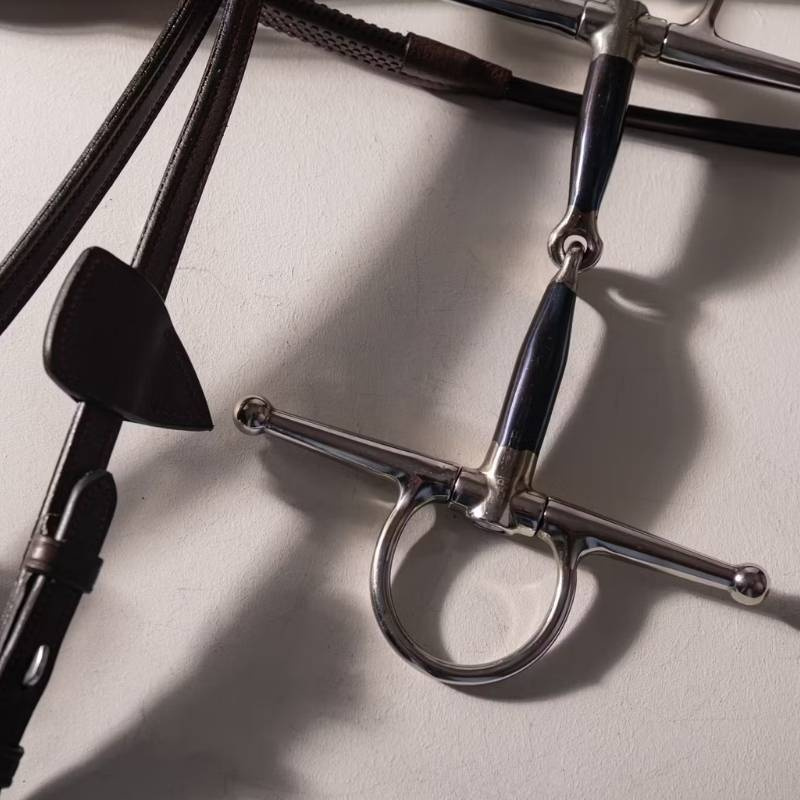 Full Cheek Gebiss Einfach gebrochenes Sweet Iron 16mm