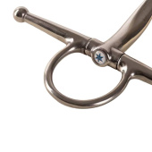 Full Cheek Gebiss Einfach gebrochenes Stainless Steel 16mm Full Cheek Gebiss Einfach gebrochenes Stainless Steel 16mm