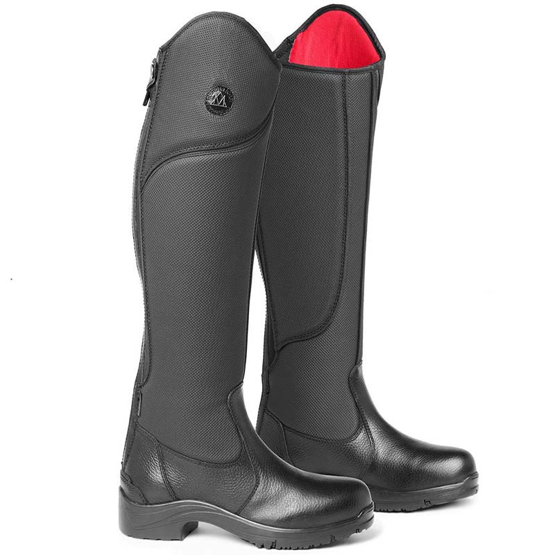 Winterreitstiefel Arctica Schwarz