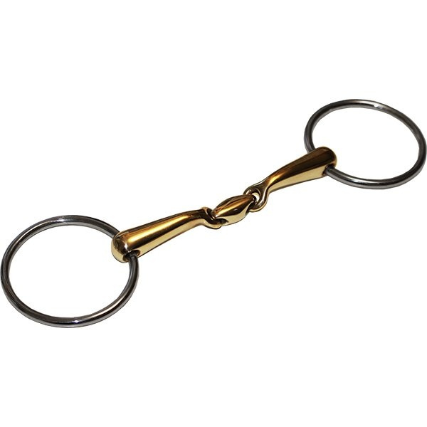 Anatomisches Doppelt gebrochenes Gebiss mit losen Ringen