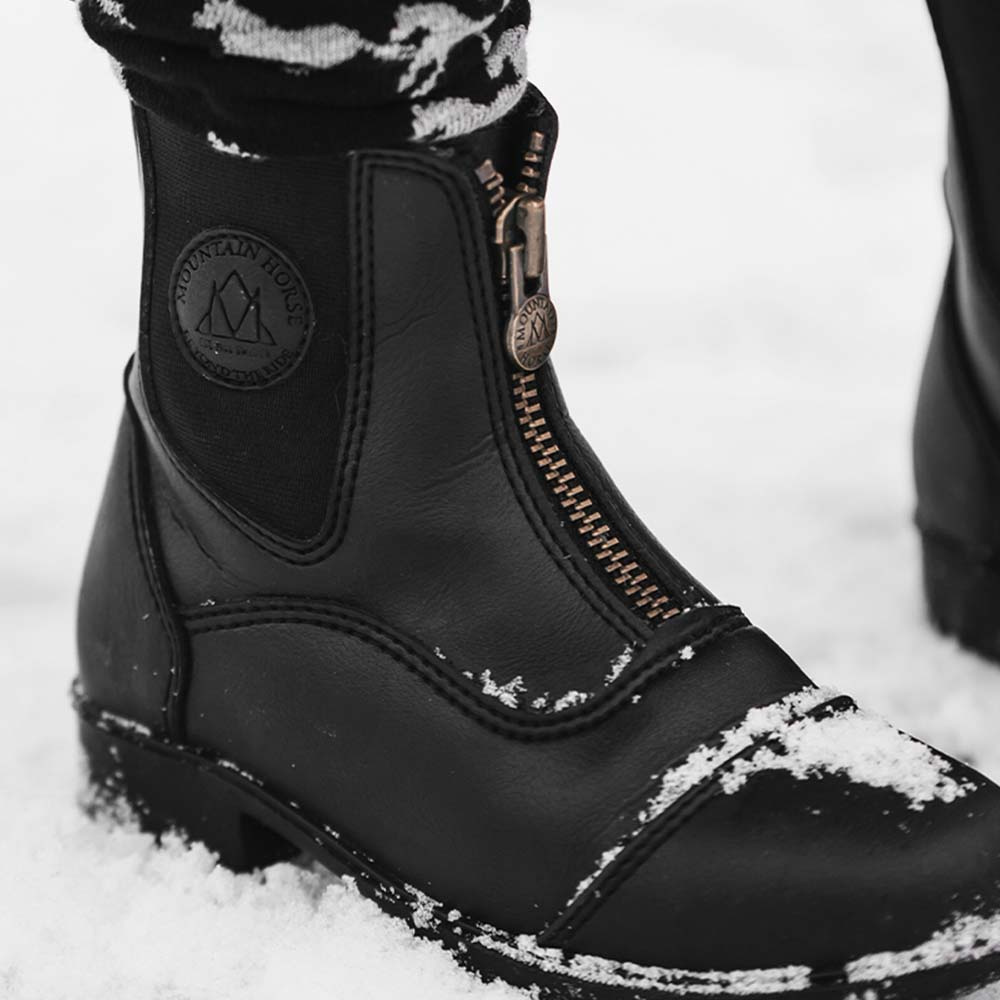 Winterreitstiefeletten Jr Veganza Young Winter Paddock Schwarz