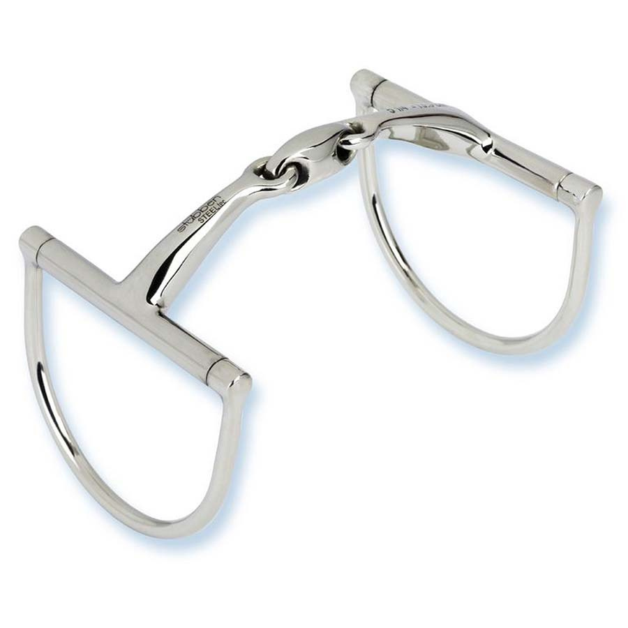 Doppelt gebrochenes Gebiss D-Ring Easy Control