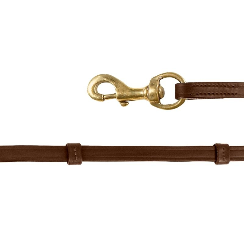 Islandzügel Snap Hook Braun
