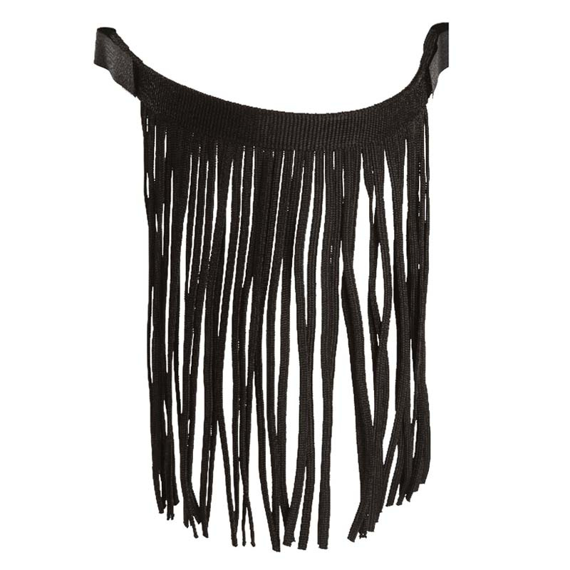 Vliegenfrontriem Basic Schwarz