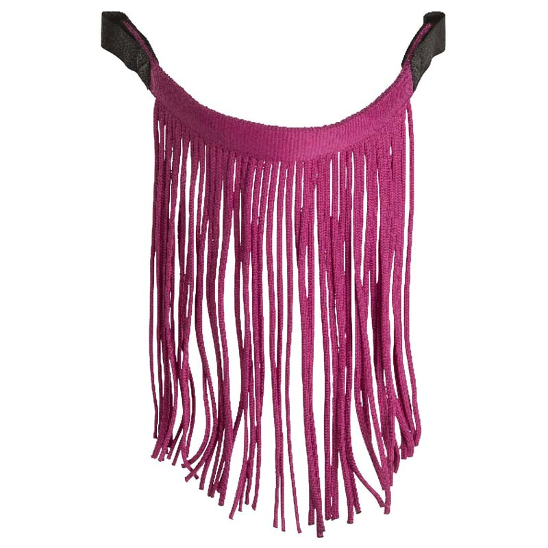Vliegenfrontriem Basic Rosa