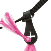 Hundekotbeutelhalter für Leine Schwarz Hundekotbeutelhalter für Leine Schwarz