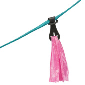 Hundekotbeutelhalter für Leine Schwarz Hundekotbeutelhalter für Leine Schwarz