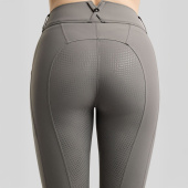 Reithose MoZida Refined Gun Metal Crystals Full Grip Grau Reithose MoZida Refined Gun Metal Crystals Full Grip Grau
