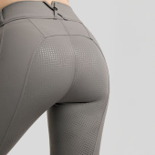 Reithose MoZida Refined Gun Metal Crystals Full Grip Grau Reithose MoZida Refined Gun Metal Crystals Full Grip Grau