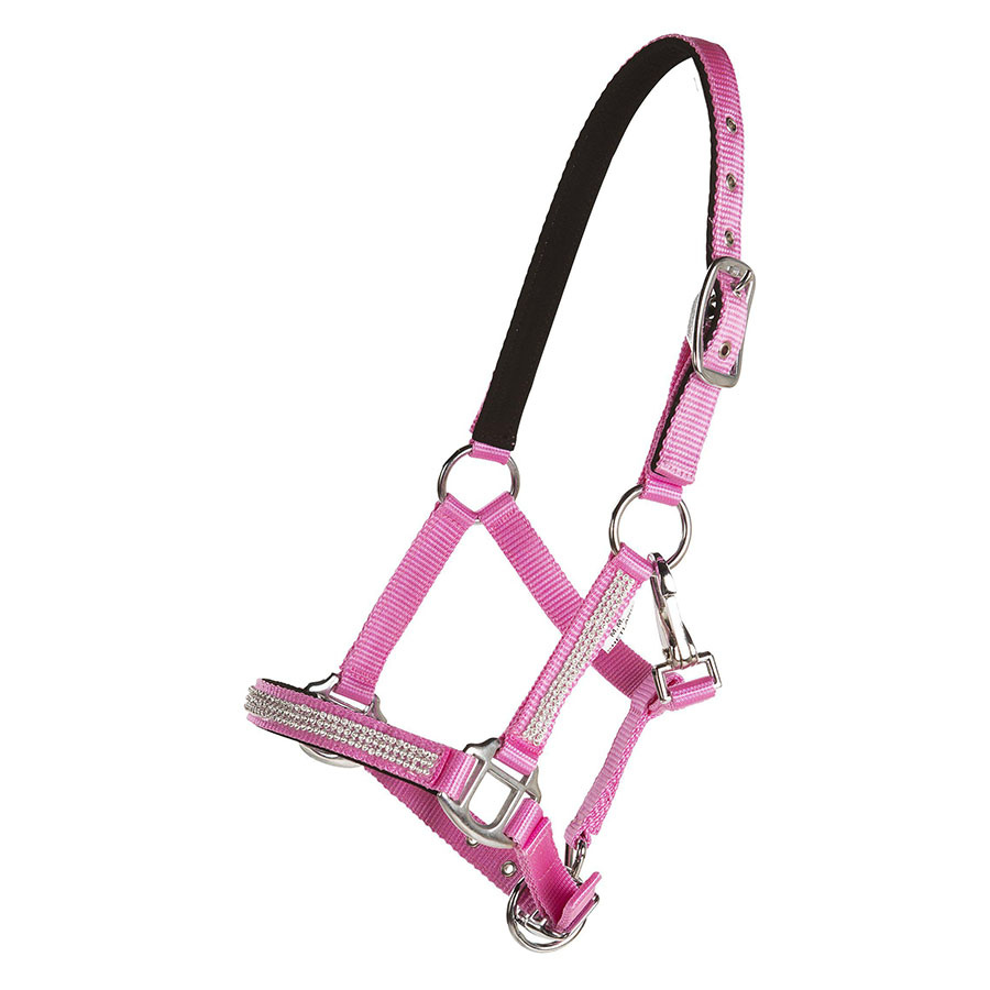 Halfter Mini Strass Rosa