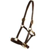 Lederhalfter Fancy Braun Lederhalfter Fancy Braun