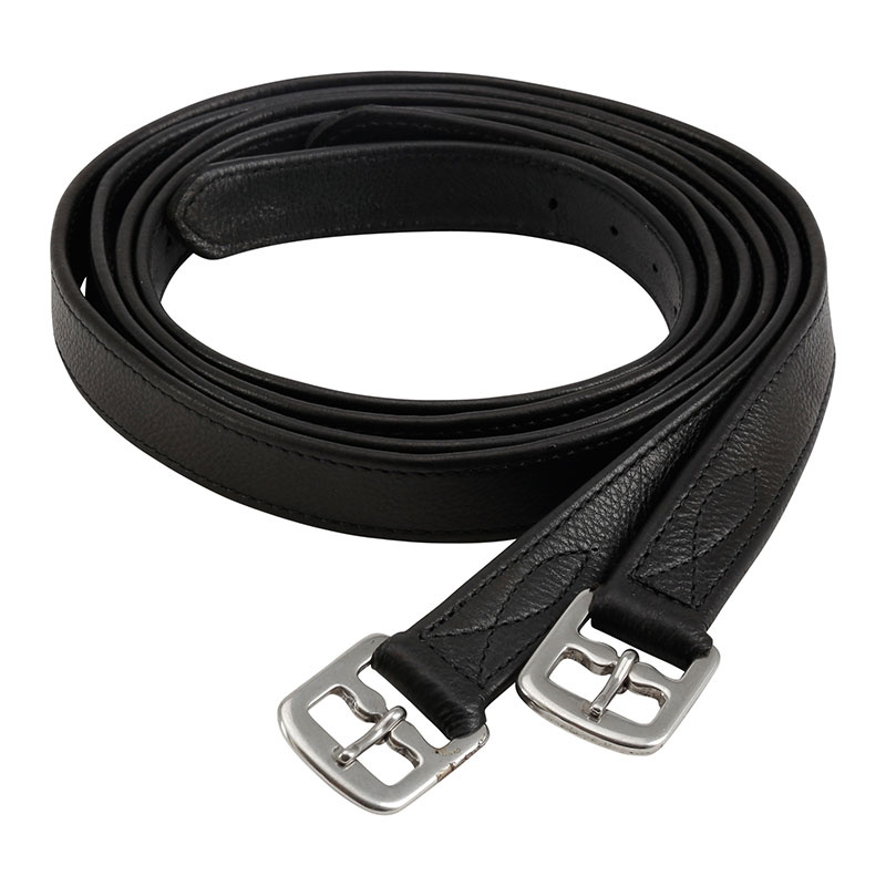 Steigbügelriemen Cheval 21mm HG Schwarz