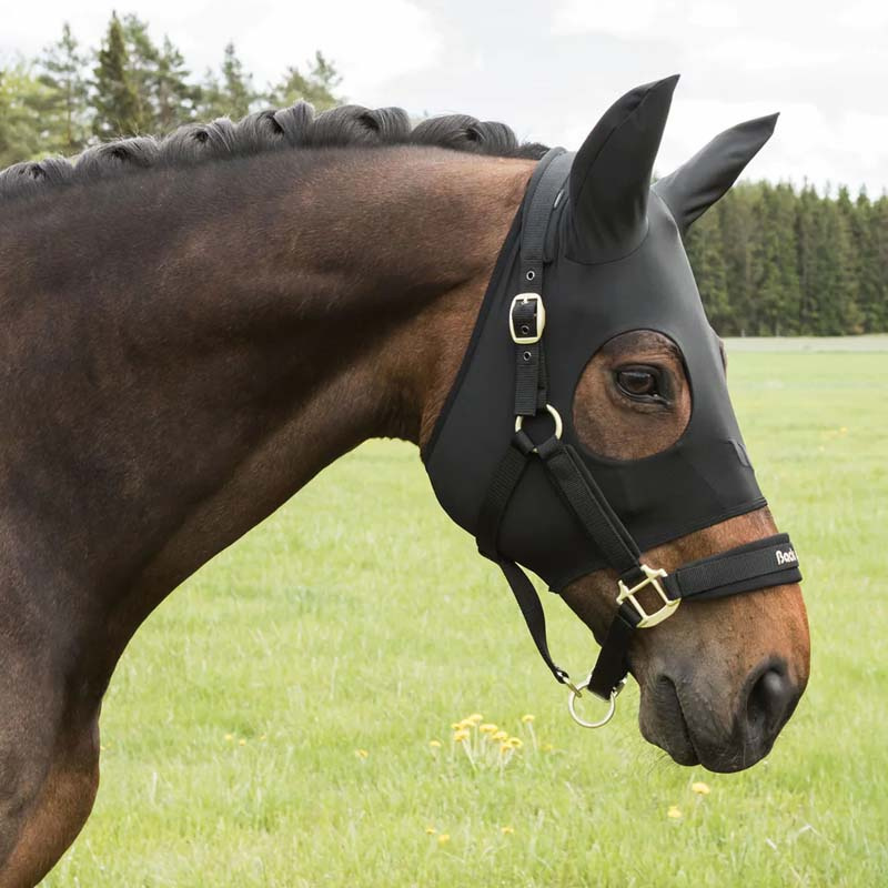 Stresshaube Spirit mit Ohren Schwarz