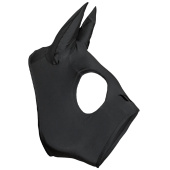 Stresshaube Spirit mit Ohren Schwarz Stresshaube Spirit mit Ohren Schwarz