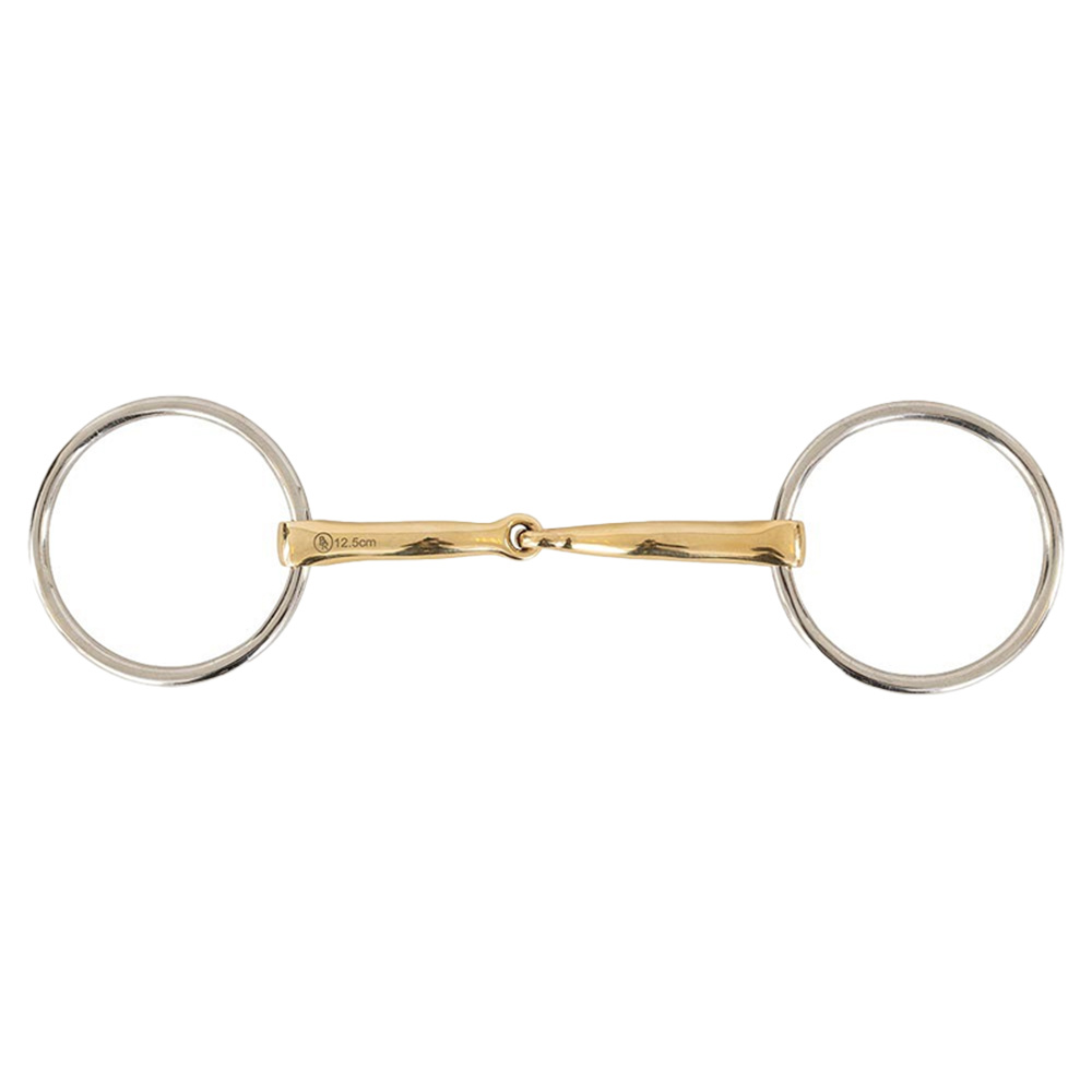 Zweiteiliges Gebiss mit Lock Up Soft Contact Magic System 12mm