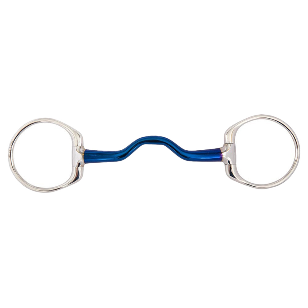 Gerades D-Gebiss mit Port Sweet Iron 14mm