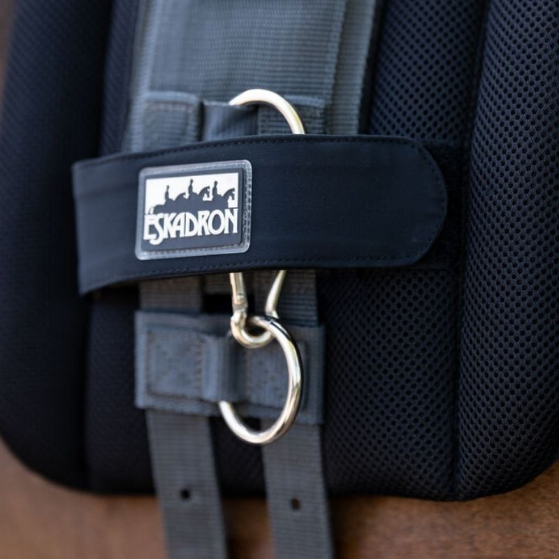 Longierpad Mesh Schwarz