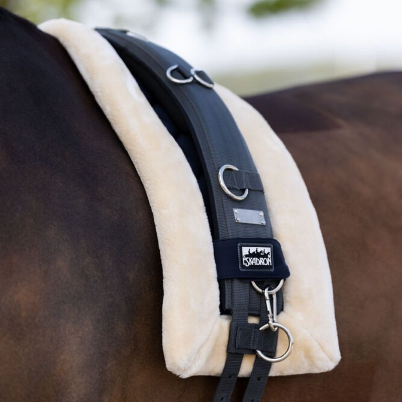 Longierpad Roller Marineblau