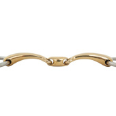 Doppelt gebrochenes Gebiss Soft Contact Bradoon 12mm Doppelt gebrochenes Gebiss Soft Contact Bradoon 12mm