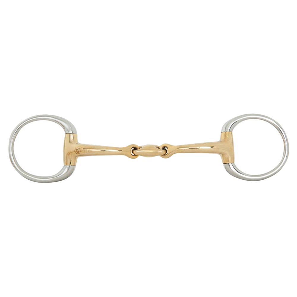 Doppelt gebrochenes Eiergebiss Soft Contact Bradoon 12mm