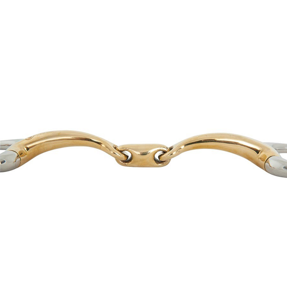 Doppelt gebrochenes Eiergebiss Soft Contact Bradoon 12mm