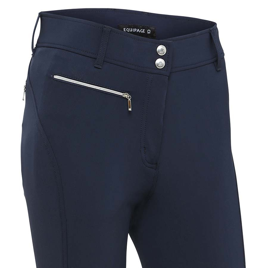Reithose Alissa mit Kniegriff Marineblau
