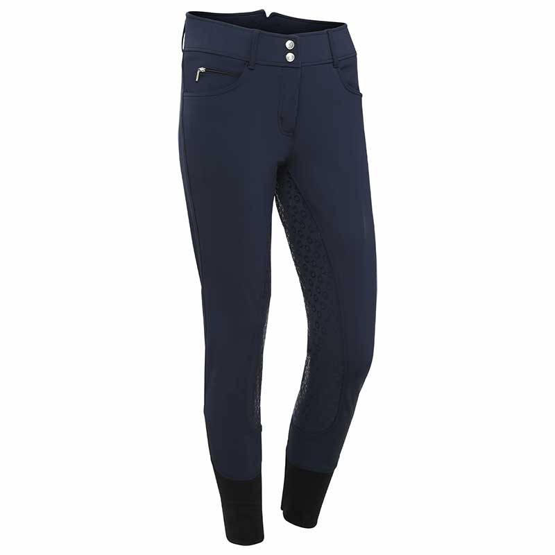 Reithose Andalouse Full Grip Marineblau