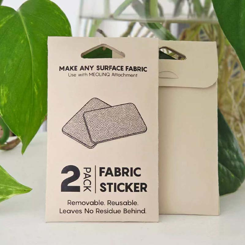 Befestigungspatch für Reithelm Fabric Sticker 2-pack Schwarz