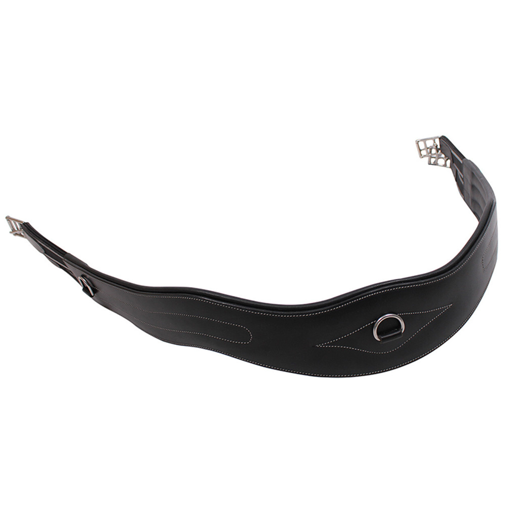 Anatomischer Gurt Luxury Stitching Schwarz