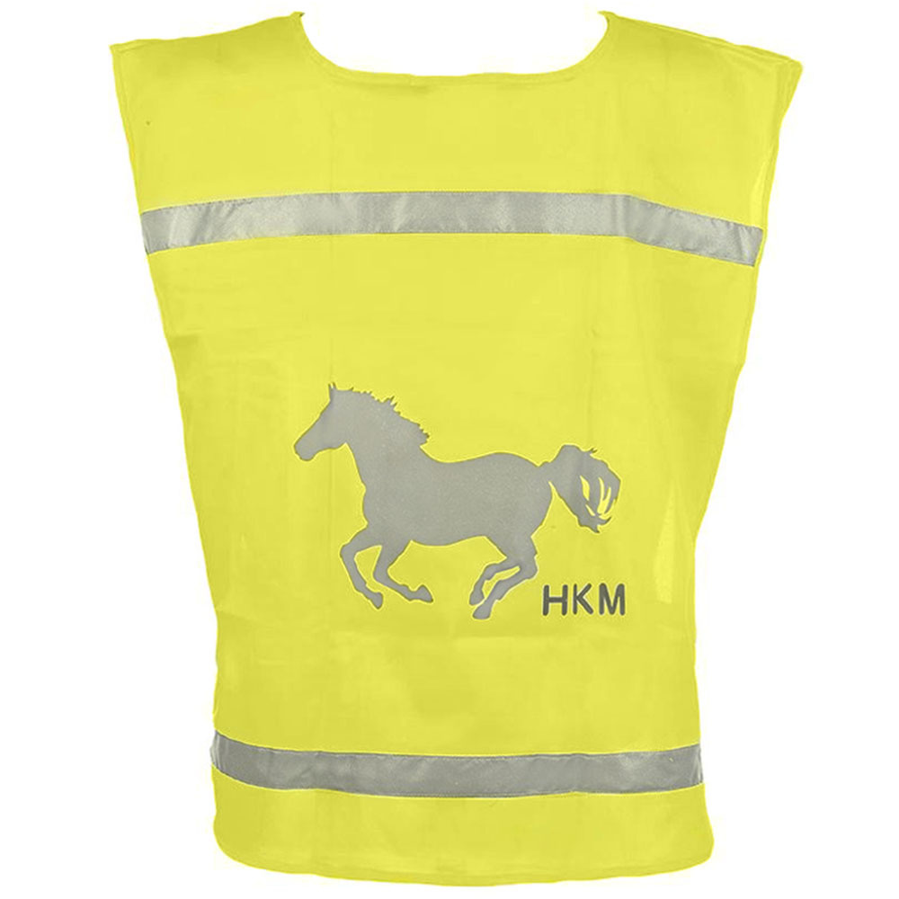 Junior Reflexweste Fluoreszierend Gelb/Silber