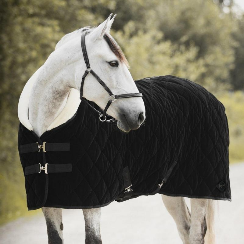 Turnierdecke Black Velvet 150g Schwarz