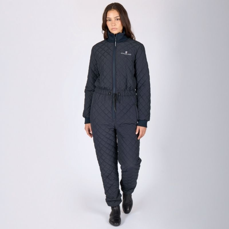 Overall Classic Quilted Onepiece Marineblau